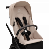 Poussette DRAGONFLY - Chassis Noir / Assise et canopy Desert Taupe | BUGABOO
