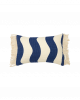 Coussin imperméable Portofino - blue waves waffle | NOBODINOZ