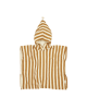 Poncho de plage 1-3 ans - honey stripes waffle | NOBODINOZ