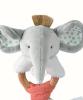 Hochet bébé éléphant - 15 cm | DOUDOU & COMPAGNIE