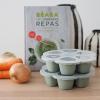 Multiportions silicone 6 x 150 ml vert sauge green| BEABA