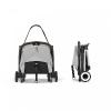 Poussette Compacte ORFEO 2 - Chassis Silver Assise Fog Grey | CYBEX