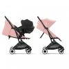 Poussette Compacte ORFEO 2 - Chassis Noir Assise Candy Pink | CYBEX