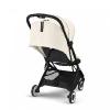 Poussette Compacte ORFEO 2 - Chassis Noir Assise Canvas White | CYBEX