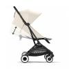 Poussette Compacte ORFEO 2 - Chassis Noir Assise Canvas White | CYBEX