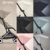 Poussette Compacte ORFEO 2 - Chassis Noir Assise Magic Black | CYBEX