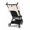 Poussette LIBELLE 4 - Chassis Black assise Canvas White | CYBEX