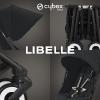 Poussette LIBELLE 4 - Chassis Black assise Magic Black | CYBEX