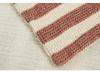 Sac et serviette de plage 68X140 PORTOFINO - Rusty Red Stripres | NOBODINOZ