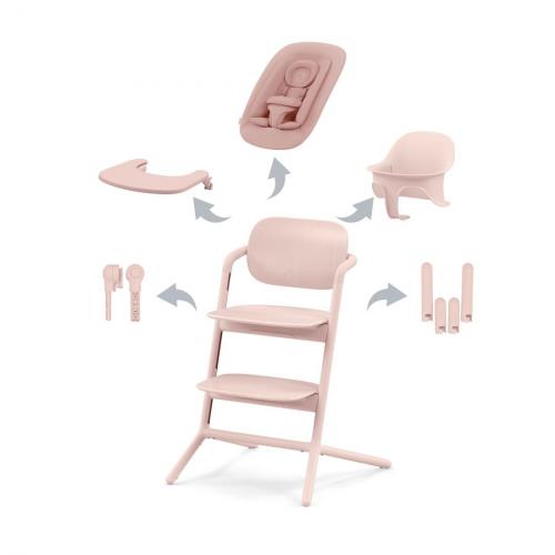 Chaise haute LEMO Pack 4-in-1 Pearl Pink | CYBEX