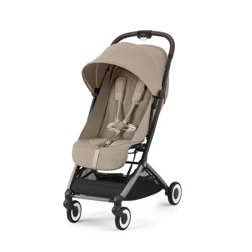 Poussette Compacte ORFEO 2 - Chassis Taupe Assise Cozy Beige | CYBEX