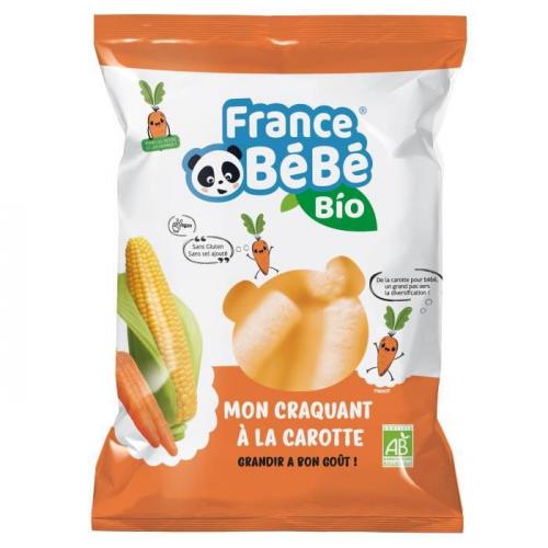 Stick de maïs soufflé à la Carotte - Mon craquant 20g France Bébé Bio