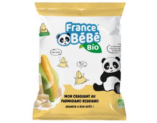Stick de maïs soufflé au Parmesan - Mon craquant 20g France Bébé Bio