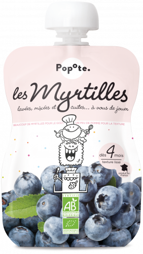 Gourde Myrtille BIO | POPOTE