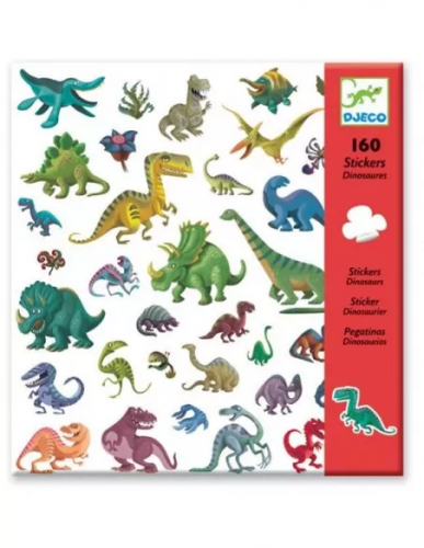 160 Stickers dinosaures | DJECO
