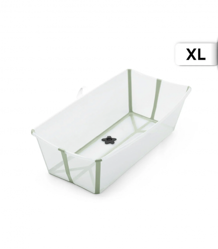 Flexi Bath® Baignoire pliable X-Large Transparent Green | STOKKE